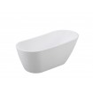 Окремостояча акрилова ванна Besco Melody 150x80 з сифоном click / clack, золотий (WAS-150-MZL)