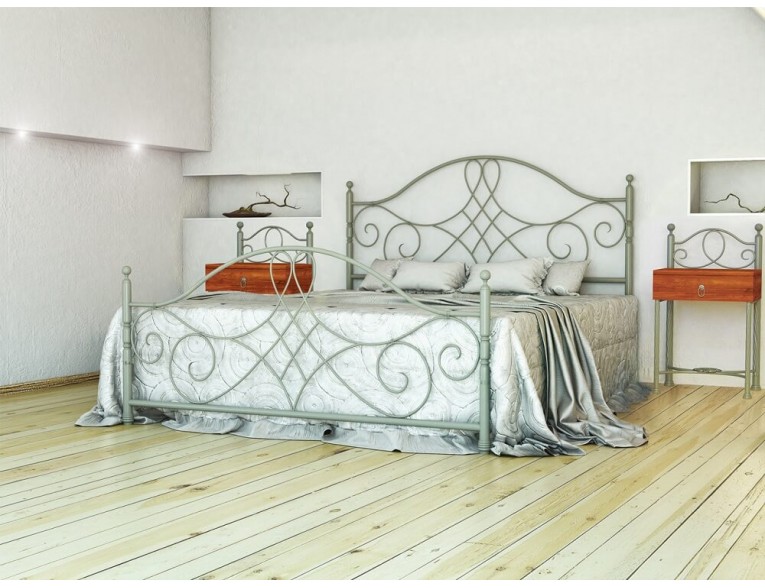 Двоспальне ліжко Метал-дизайн Bella-Letto Парма 160x200 (MT-BL-D-P2)
