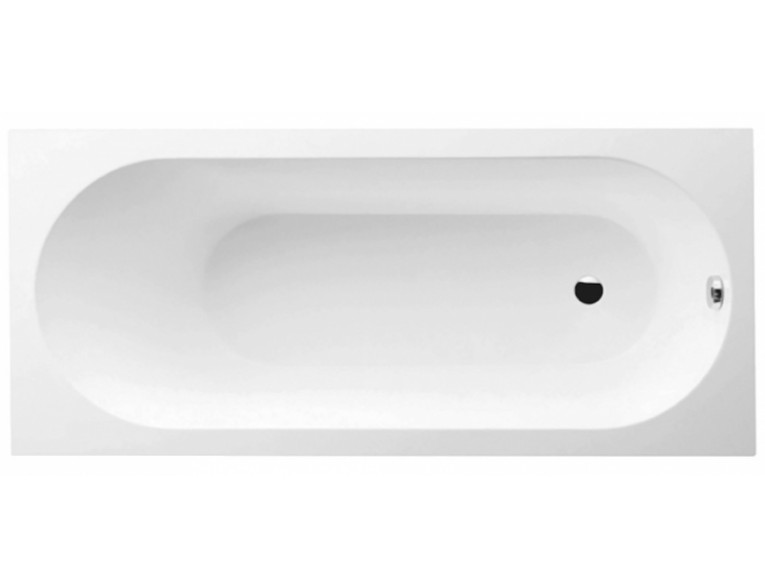 Ванна кварилова Villeroy&Boch Oberon / Оберон 170x75 см, КВАРИЛ + ніжки, фреза для вирізу переливу в комплекті (UBQ170OBE2V-01)