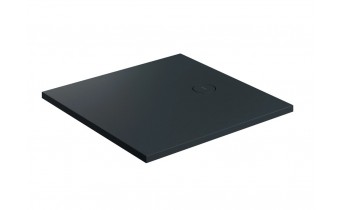 Душовий піддон, камяний Omnires Aquarock M+ 80x80 см, антиковзкий, квадратний, Чорний матовий Душовий піддон, камяний Omnires Aquarock M+ 80x80 см, антиковзкий, квадратний, Чорний матовий