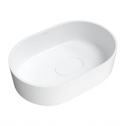 Умивальник на стільницю Omnires Cadence M+ 62x42 см, білий матовий (CADENCE620BM)