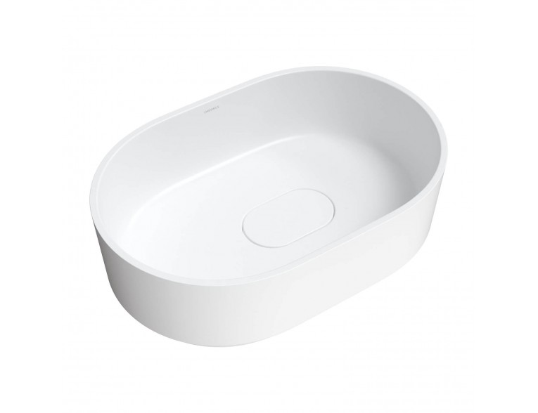 Умивальник на стільницю Omnires Cadence M+ 62x42 см, білий матовий (CADENCE620BM)