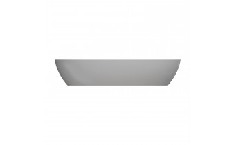 Умивальник на стільницю Omnires Siena M+ 60x35 см, сіро-білий глянцевий (SIENALUNBSP)