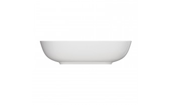 Умивальник на стільницю Omnires Silk M+ 50x35 см, білий глянцевий (SILK500BP)