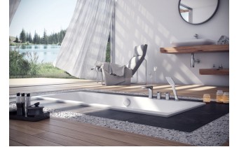 Ванна акрилова Excellent Pryzmat Slim 180x80 см (WAEX.PRY18WHS-BN)