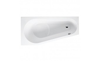 Акрилова ванна Riho Delta Plug & Play 150x80 R, асиметрична + ніжки (BD40005)