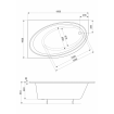 Акрилова ванна Roca Orbita 150x100 см L, Лівостороння, асиметрична + ніжки (A24T201000) Акрилова ванна Roca Orbita 150x100 см L, Лівостороння, асиметрична + ніжки (A24T201000)