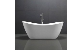 Окремостояча акрилова ванна Rea Ferrano 170x80 з сифоном click / clack (REA-W0106)