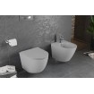 Унітаз безобідковий Mexen Lena Rimless з тонким сидінням soft-close, Duroplast Super Slim, світло-сірий матовий Унітаз безобідковий Mexen Lena Rimless з тонким сидінням soft-close, Duroplast Super Slim, світло-сірий матовий