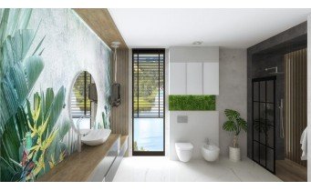 Кругле дзеркало з LED підсвіткою у ванну Elita Sharon Round 80 White, 80x80x3 см (168125)