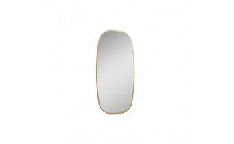 Овальне дзеркало з LED підсвіткою у ванну Elita Sharon Diamond 45/90 Gold, 45x90x2,4 см (168132)