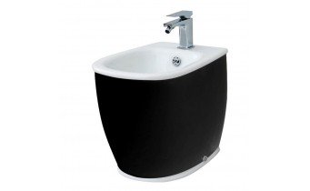 Підлогове біде ArtСeram Azuley, black white (AZB0020150) Підлогове біде ArtСeram Azuley, black white (AZB0020150)