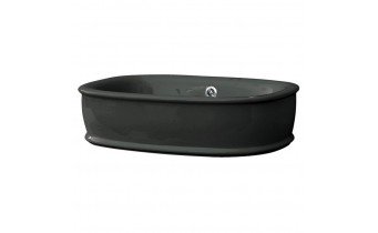 Умивальник на стільницю ArtСeram Azuley, glossy black (AZL0020300) Умивальник на стільницю ArtСeram Azuley, glossy black (AZL0020300)