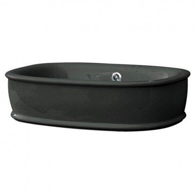 Умивальник на стільницю ArtСeram Azuley, glossy black (AZL0020300) Умивальник на стільницю ArtСeram Azuley, glossy black (AZL0020300)