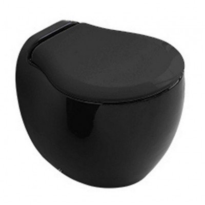 Підлоговий унітаз ArtCeram Blend, glossy black (BLV0020300) Підлоговий унітаз ArtCeram Blend, glossy black (BLV0020300)