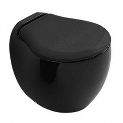 Підлоговий унітаз ArtCeram Blend, glossy black (BLV0020300)