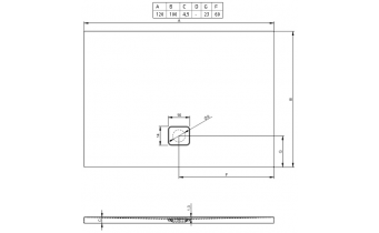 Душовий піддон Riho Basel 432 1200х1000, білий (DC36)