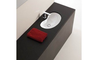 Умивальник під стільницю овальний ArtCeram Idea 60 см,  white (IDL0010100)