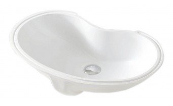 Умивальник під стільницю овальний ArtCeram Idea 60 см,  white (IDL0010100)