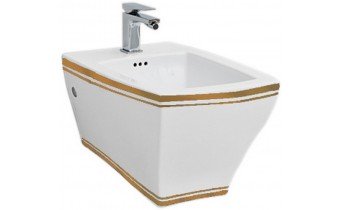 Підвісне біде ArtCeram Jazz, gold stripes (JZB0010111)
