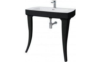 Підвісний умивальник ArtCeram Jazz, black white (JZL0010150) Підвісний умивальник ArtCeram Jazz, black white (JZL0010150)