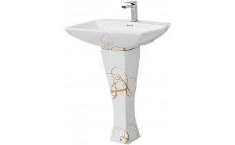 Підвісний умивальник ArtCeram Jazz, gold lettering (JZL0030106) Підвісний умивальник ArtCeram Jazz, gold lettering (JZL0030106)