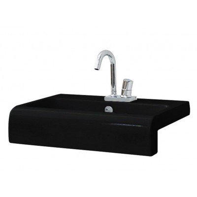 Умивальник на стільницю ArtCeram La Fontana, glossy black (LFL0050300) Умивальник на стільницю ArtCeram La Fontana, glossy black (LFL0050300)