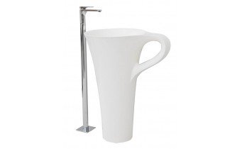 Підлоговий умивальник ArtCeram Oneshot cup, white (OSL0040100) Підлоговий умивальник ArtCeram Oneshot cup, white (OSL0040100)
