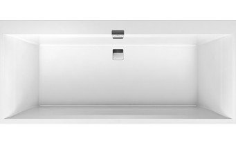 Ванна Villeroy&Boch Squaro Edge 160x75 + сифон + ніжки (UBQ160SQE2DV-01)