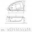Ванна акрилова Excellent Aquaria Comfort 150x95 см, Правостороння (WAEX.AQP15WH) Ванна акрилова Excellent Aquaria Comfort 150x95 см, Правостороння (WAEX.AQP15WH)