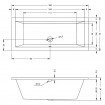Ванна акрилова Riho Lusso пряма 160x70 cм (BA57) Ванна акрилова Riho Lusso пряма 160x70 cм (BA57)