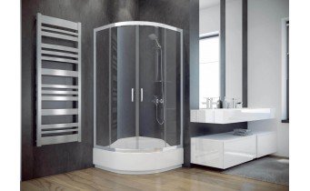 Душова кабіна Besco Modern 90x90x165, прозоре скло (MP-90-165-C)