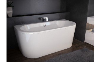 Ванна окремостояча Besco Vista 160x75, біла (WKV-160-WS)