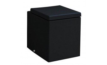 Підлоговий унітаз ArtCeram Block, glossy black (BKV0020300) Підлоговий унітаз ArtCeram Block, glossy black (BKV0020300)