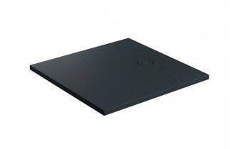 Душовий піддон, камяний Omnires Aquarock M+ 80x80 см, антиковзкий, квадратний, Чорний матовий Душовий піддон, камяний Omnires Aquarock M+ 80x80 см, антиковзкий, квадратний, Чорний матовий