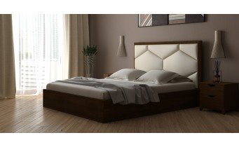 Двоспальне ліжко WoodSoft Tokio / Токіо 180x200, Вільха (Tokio180200VIL)