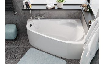 Ванна акрилова Vagnerplast Selena 160x105 см R, Правостороння (VPBA163SEL3PX-01)