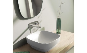 Умивальник на стільницю Catalano Colori Green Lux 40 cатин білий (140AGRLXBM)