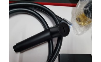 Набір змішувач прихованого монтажу з гігієнічним душем Volle Sistema L, чорний (1511.160104)