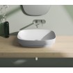 Умивальник на стільницю Catalano Colori Green Lux 60 cатин білий (160AGRLXBM)