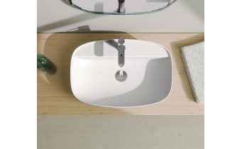 Умивальник на стільницю Catalano Colori Green Lux 60 cатин білий (160GRLXBM)