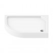 Душовий піддон NEW TRENDY NEW MAXIMA R 100x80x17 см (B-0339)