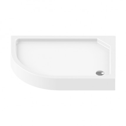 Душовий піддон NEW TRENDY NEW MAXIMA R 100x80x17 см (B-0339)