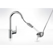 Змішувач для кухні Hansgrohe Focus E2 високий з витяжним душем (31815000)
