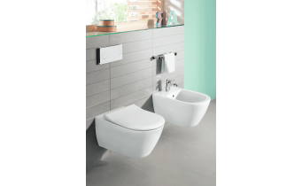Підвісний унітаз Villeroy&Boch Subway 2.0 (5614R001) + кришка soft-close Subway 2.0 (9M78S101)