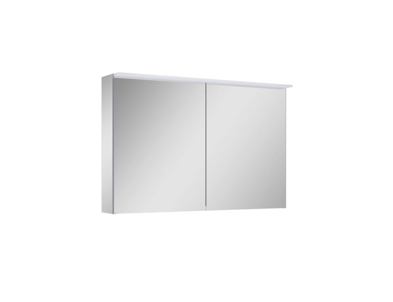 Підвісна тумба з дзеркалом у ванну (дзеркальна шафа) Elita Premium 100 2D З LED Панеллю, 100,6x64,8x13,6 см (904665)