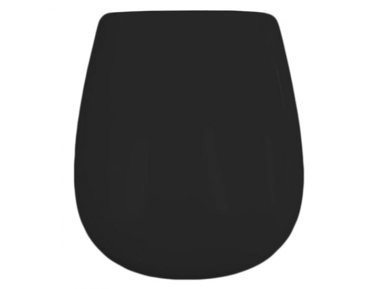Сидіння soft-close з кришкою для унітазу ArtCeram Azuley, glossy black (AZA0010371)