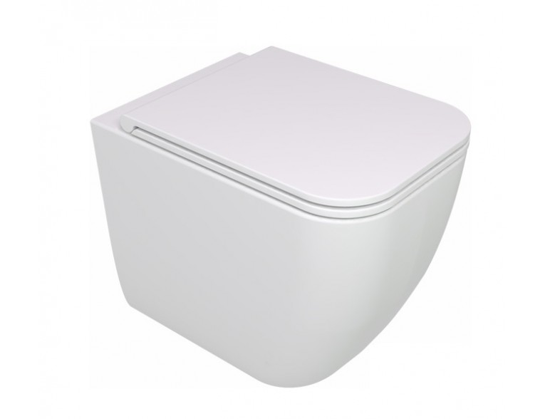 Унітаз підлоговий GSG BRIO 52,5 см Smart Clean white matt (BRWC01001)