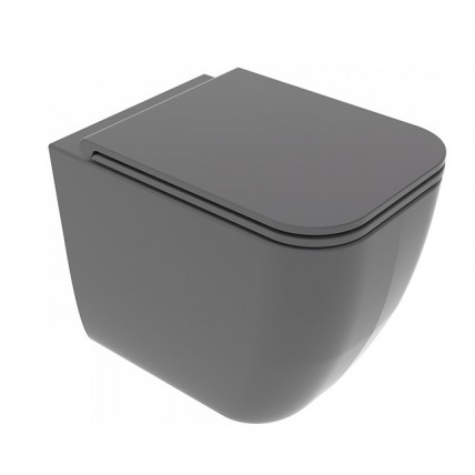 Унітаз підлоговий GSG BRIO 52,5 см Smart Clean matt Ash (BRWC01021)