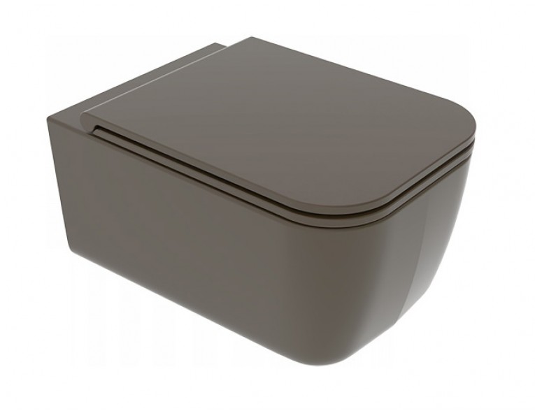 Підвісний унітаз GSG BRIO 52,5 см Smart Clean matt Coffe (BRWCSO018)